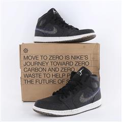 Air Jordan 1 Mid SE Crater Black DM3529-001 Sneakers Men Size 13